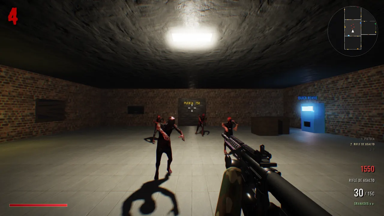 Zombies closing in inside the Bunker