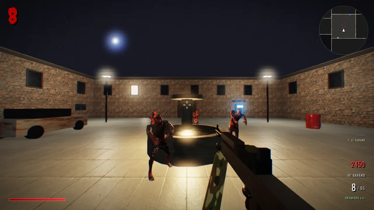 The Town map at night